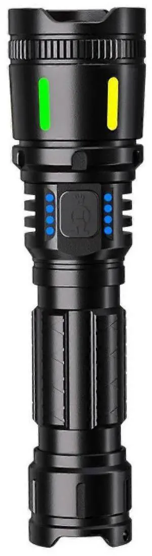 Ecocleanpath Rechargeable LED Flashlight, 5 Modes & 1500ft Range, Waterproof Tactical Light for Emergency & Hiking Ecocleanpath Rechargeable LED Flashlight, 5 Modes & 1500ft Range, Waterproof Tactical Light for Emergency & Hiking