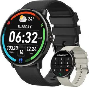 Ecocleanpath Smart Watch for Men & Women: 1.43" AMOLED, Call Function, 112 Sports Modes, Heart Rate & Sleep Monitor
