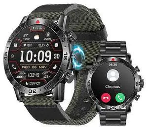 Ecocleanpath i81 Smart Watch with Motion Detection, 7-Day Battery, IP67 Waterproof - Green