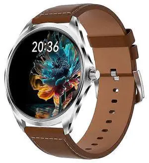 Ecocleanpath Smartwatch 1.43" AMOLED, Bluetooth Calling, 120+ Sports Modes, Health Monitor (Brown) Ecocleanpath Smartwatch 1.43" AMOLED, Bluetooth Calling, 120+ Sports Modes, Health Monitor (Brown)