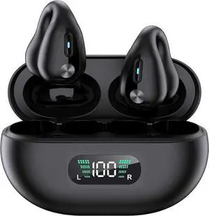 Open Ear Bone Conduction Headphones, Bluetooth 5.3 Wireless Earbuds, 36H Playtime, IPX7 Waterproof for Sports Open Ear Bone Conduction Headphones, Bluetooth 5.3 Wireless Earbuds, 36H Playtime, IPX7 Waterproof for Sports