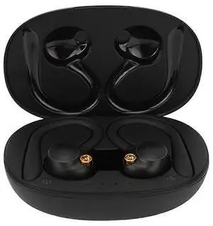 ANC Wireless Earbuds, 10H Playtime Waterproof Bluetooth Headphones for Running Gym Sports (Black)