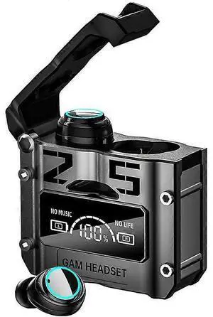 Wireless Bluetooth Earbuds with Noise Cancelling, IPX7 Waterproof, 180H Playtime, TWS Gaming Headset (Black) Wireless Bluetooth Earbuds with Noise Cancelling, IPX7 Waterproof, 180H Playtime, TWS Gaming Headset (Black)