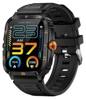 Ecocleanpath Smart Watch for Men: 2" Touch Screen, Call Answering, 3ATM Waterproof, Heart Rate & Sleep Monitor, Fitness Tracker