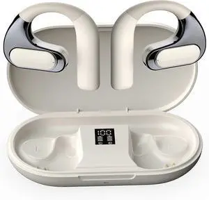 Open Ear Wireless Earbuds, 54H Playtime & Dual Device Link, Bluetooth 5.4 for Gaming & Outdoor Open Ear Wireless Earbuds, 54H Playtime & Dual Device Link, Bluetooth 5.4 for Gaming & Outdoor