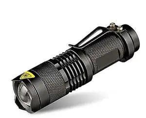 Ecocleanpath Rechargeable LED Flashlight T6, 5 Modes Zoomable Waterproof Torch for Hiking & Outdoor (Black) Ecocleanpath Rechargeable LED Flashlight T6, 5 Modes Zoomable Waterproof Torch for Hiking & Outdoor (Black)