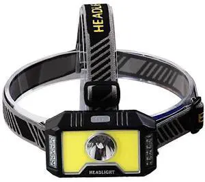 Ecocleanpath Rechargeable LED Headlamp with Red Light, 5 Modes & 300m Beam for Cycling, Camping, Fishing (Black) Ecocleanpath Rechargeable LED Headlamp with Red Light, 5 Modes & 300m Beam for Cycling, Camping, Fishing (Black)