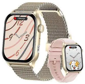 Ecocleanpath Smartwatch Bluetooth 1.95" AMOLED Touchscreen, 100+ Sports Modes, Heart Rate Monitor, Pink Ecocleanpath Smartwatch Bluetooth 1.95" AMOLED Touchscreen, 100+ Sports Modes, Heart Rate Monitor, Pink