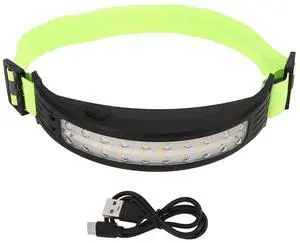 Ecocleanpath Rechargeable Headlamp Flashlight, COB Lightweight 1200mAh Red/White/Warm Tricolor IPX4 Waterproof for Cycling Hiking Ecocleanpath Rechargeable Headlamp Flashlight, COB Lightweight 1200mAh Red/White/Warm Tricolor IPX4 Waterproof for Cycling Hiking