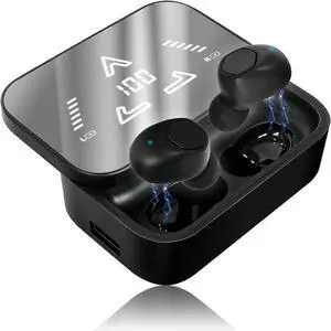 Wireless Earbuds Bluetooth 5.3, 40H Playtime, LED Display Charging Case, Waterproof, Built-in Mic Wireless Earbuds Bluetooth 5.3, 40H Playtime, LED Display Charging Case, Waterproof, Built-in Mic