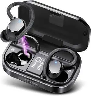 Wireless Earbuds Bluetooth 5.3, 40H Playtime, ENC Noise Cancelling Mic, IP7 Waterproof HiFi Stereo Sound
