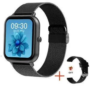 Ecocleanpath 1.83" Smart Watch with Bluetooth Calling, Blood Pressure & Heart Rate Monitor, IP68 Waterproof, 123 Sports Modes