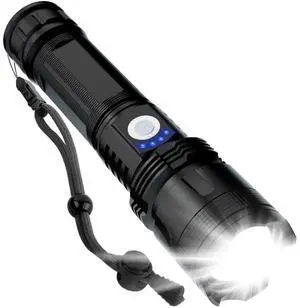 Ecocleanpath 990,000 Lumens Rechargeable LED Flashlight, 5 Modes IPX6 Waterproof, Super Bright Handheld Light for Emergencies