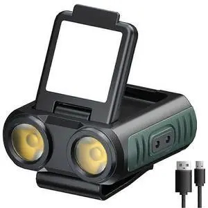 Ecocleanpath Rechargeable Motion Sensor Headlamp, 1200 Lumen Super Bright LED Headlight with 4 Modes, Waterproof for Outdoor Work & Camping Ecocleanpath Rechargeable Motion Sensor Headlamp, 1200 Lumen Super Bright LED Headlight with 4 Modes, Waterproof for Outdoor Work & Camping