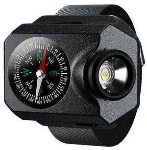 Ecocleanpath 1000 Lumen Rechargeable Wrist Flashlight, 5 Modes LED Running Light with Compass, Waterproof for Running Biking Hiking Ecocleanpath 1000 Lumen Rechargeable Wrist Flashlight, 5 Modes LED Running Light with Compass, Waterproof for Running Biking Hiking