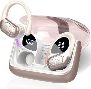 PX7 Wireless Earbuds Bluetooth 5.3, Ear Hook ENC Noise Cancelling, 75H Playtime IPX7 Waterproof Rose Gold PX7 Wireless Earbuds Bluetooth 5.3, Ear Hook ENC Noise Cancelling, 75H Playtime IPX7 Waterproof Rose Gold