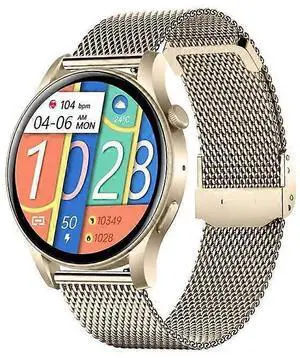 Ecocleanpath Women's Smartwatch 1.43" AMOLED Fitness Tracker, Heart Rate Monitor, 100+ Sports Modes, Call Function Ecocleanpath Women's Smartwatch 1.43" AMOLED Fitness Tracker, Heart Rate Monitor, 100+ Sports Modes, Call Function