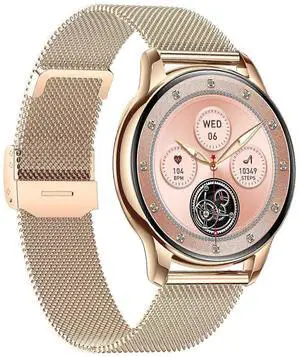 Ecocleanpath Women's 1.27" Smartwatch with Phone Calls, 150+ Sports Modes, ECG Heart Rate & Sleep Monitor, IP68 Waterproof Ecocleanpath Women's 1.27" Smartwatch with Phone Calls, 150+ Sports Modes, ECG Heart Rate & Sleep Monitor, IP68 Waterproof