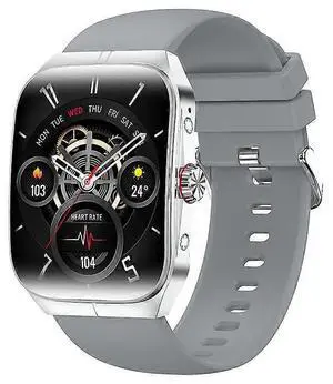 Ecocleanpath HK80 Smartwatch with Bluetooth Calling, 1.95" AMOLED, 100+ Sports Modes, Health Monitor (Grey) Ecocleanpath HK80 Smartwatch with Bluetooth Calling, 1.95" AMOLED, 100+ Sports Modes, Health Monitor (Grey)