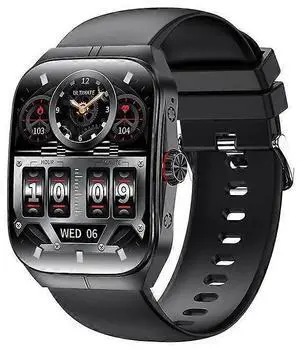 Ecocleanpath HK80 Smartwatch with Bluetooth Calling, 1.95" AMOLED, 100+ Sports Modes, Health Monitor (Black) Ecocleanpath HK80 Smartwatch with Bluetooth Calling, 1.95" AMOLED, 100+ Sports Modes, Health Monitor (Black)