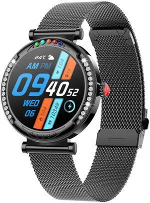 Ecocleanpath Smart Watch for Adults: 1.27" Round Touch Screen, 100+ Sports Modes, Health Monitoring