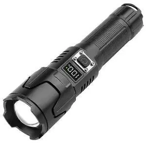 Ecocleanpath 120,000 Lumens Super Bright LED Flashlight, IPX6 Waterproof Zoomable for Camping & Emergencies (Black) Ecocleanpath 120,000 Lumens Super Bright LED Flashlight, IPX6 Waterproof Zoomable for Camping & Emergencies (Black)