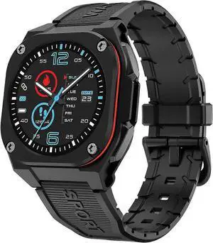 Ecocleanpath B3 Smart Watch: 1.28" AMOLED, IP68 Waterproof, 7-Day Battery, Heart Rate & Call Function