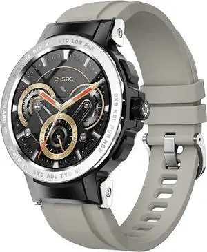 Ecocleanpath Waterproof Smart Watch with Bluetooth, 1.3" Touch Screen, 24 Sports Modes, Heart Rate & Sleep Monitor