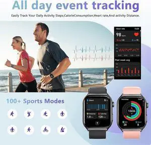 Ecocleanpath GTS7 Pro Smart Watch for Women - 2.0" HD, IP68 Waterproof, Heart Rate & Sleep Monitor, 100+ Sports Modes, Alexa Built-in (Blue) Ecocleanpath GTS7 Pro Smart Watch for Women - 2.0" HD, IP68 Waterproof, Heart Rate & Sleep Monitor, 100+ Sports Modes, Alexa Built-in (Blue)