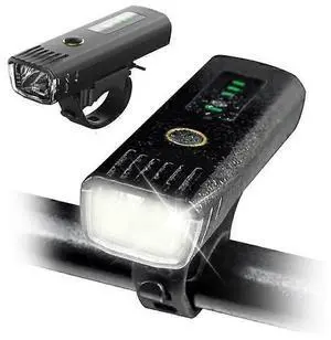 EcocleanpathUSB Rechargeable Bike Headlight, 250 Lumen 4-Mode Waterproof Front Light for Night Cycling (Black) EcocleanpathUSB Rechargeable Bike Headlight, 250 Lumen 4-Mode Waterproof Front Light for Night Cycling (Black)