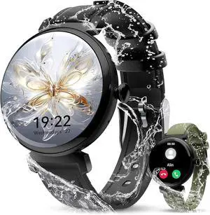 Ecocleanpath 1.04" AMOLED Women's Smartwatch with Bluetooth Calls, 100+ Sports Modes, Health Tracking Ecocleanpath 1.04" AMOLED Women's Smartwatch with Bluetooth Calls, 100+ Sports Modes, Health Tracking