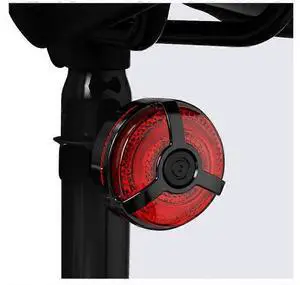 EcocleanpathUSB Rechargeable Bike Tail Light, 270° Wide Angle Red LED, Waterproof Bicycle Safety Light (Black)