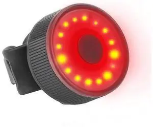 EcocleanpathUSB Rechargeable Bike Tail Light - 3 Modes, IPX5 Waterproof, 6H Runtime for Cycling Safety (Black) EcocleanpathUSB Rechargeable Bike Tail Light - 3 Modes, IPX5 Waterproof, 6H Runtime for Cycling Safety (Black)