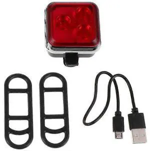 EcocleanpathUSB Rechargeable LED Bike Taillight - Aluminum Alloy Cycling Safety Light with Charging Port (Black) EcocleanpathUSB Rechargeable LED Bike Taillight - Aluminum Alloy Cycling Safety Light with Charging Port (Black)