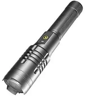 Ecocleanpath P50 1500lm USB Rechargeable Flashlight, 2200mAh Battery, 5 Modes, IPX5 Waterproof, Power Display (Gray) Ecocleanpath P50 1500lm USB Rechargeable Flashlight, 2200mAh Battery, 5 Modes, IPX5 Waterproof, Power Display (Gray)