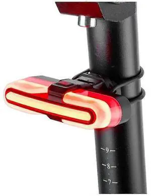 EcocleanpathSmart Bike Tail Light with Brake Sensor, USB Rechargeable & Waterproof Rear Bicycle Light (Black) EcocleanpathSmart Bike Tail Light with Brake Sensor, USB Rechargeable & Waterproof Rear Bicycle Light (Black)