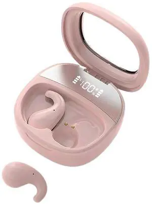 Sleep Wireless Earbuds for Side Sleepers, TWS Bluetooth 5.3 with Digital Display & 24H Playback (Pink) Sleep Wireless Earbuds for Side Sleepers, TWS Bluetooth 5.3 with Digital Display & 24H Playback (Pink)