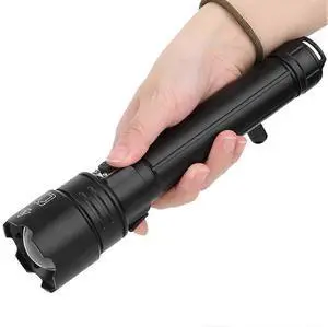 Ecocleanpath High-Powered Outdoor Flashlight with USB Charging | 5000mAh Battery for Camping & Hiking (Black) Ecocleanpath High-Powered Outdoor Flashlight with USB Charging | 5000mAh Battery for Camping & Hiking (Black)