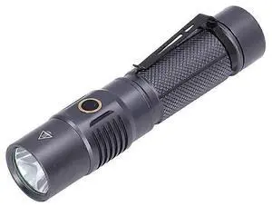 Ecocleanpath 2000LM Super Bright USB Rechargeable Flashlight, Mini Camping & Emergency Light (Black)