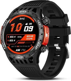 Ecocleanpath Men's 1.46" HD Touch Smartwatch, 100 Sports Modes, Waterproof Fitness Tracker with Heart Rate Monitor Ecocleanpath Men's 1.46" HD Touch Smartwatch, 100 Sports Modes, Waterproof Fitness Tracker with Heart Rate Monitor
