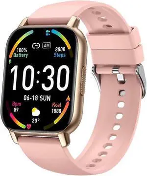 Ecocleanpath 1.83" Bluetooth Calling Smart Watch, IP68 Waterproof, 112 Sports Modes, Heart Rate & Sleep Tracker