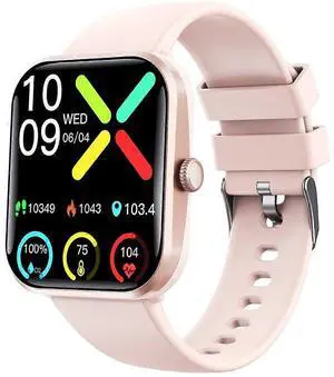 Ecocleanpath Women's Fitness Tracker Smartwatch: 1.9" HD, 100+ Modes, Heart Rate & Blood Oxygen Monitor