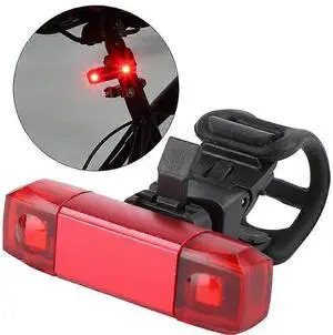 EcocleanpathUSB Rechargeable Bike Taillight - Waterproof Rear Warning Light for Night Cycling (Black) EcocleanpathUSB Rechargeable Bike Taillight - Waterproof Rear Warning Light for Night Cycling (Black)