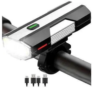 Ecocleanpath4000 Lumen Rechargeable Bike Light Set, 6+4 Modes Type-C LED Cycling Lights with Anti-Dazzle Design (Black) Ecocleanpath4000 Lumen Rechargeable Bike Light Set, 6+4 Modes Type-C LED Cycling Lights with Anti-Dazzle Design (Black)