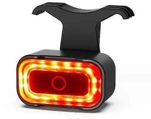 EcocleanpathUSB Rechargeable Bike Tail Light with Brake Sensing, Waterproof LED Cycling Safety Rear Light for Bikes/Helmet/Backpack (Black) EcocleanpathUSB Rechargeable Bike Tail Light with Brake Sensing, Waterproof LED Cycling Safety Rear Light for Bikes/Helmet/Backpack (Black)