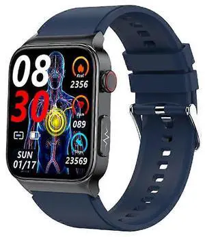 Ecocleanpath 1.83" Waterproof Smart Watch with Heart Rate Monitor, 20 Fitness Modes & Call/Text for Android/iPhone