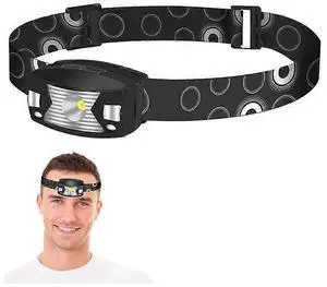 Ecocleanpath 310 Lumens Rechargeable Headlamp with Motion Sensor, IP65 Waterproof Headlight for Outdoor Use (Black) Ecocleanpath 310 Lumens Rechargeable Headlamp with Motion Sensor, IP65 Waterproof Headlight for Outdoor Use (Black)