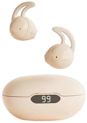 Beige Sleeping Headphones Bluetooth 5.3 | Noise Cancelling for Side Sleepers & Work Beige Sleeping Headphones Bluetooth 5.3 | Noise Cancelling for Side Sleepers & Work