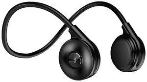 Bluetooth 5.3 Bone Conduction Headphones, IPX6 Waterproof, 30H Playback, Open-Ear Sport & Work (Black) Bluetooth 5.3 Bone Conduction Headphones, IPX6 Waterproof, 30H Playback, Open-Ear Sport & Work (Black)