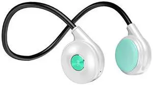 Bluetooth 5.3 Bone Conduction Headphones, IPX6 Waterproof, 30H Playback, Open-Ear Sport Earphones (White) Bluetooth 5.3 Bone Conduction Headphones, IPX6 Waterproof, 30H Playback, Open-Ear Sport Earphones (White)